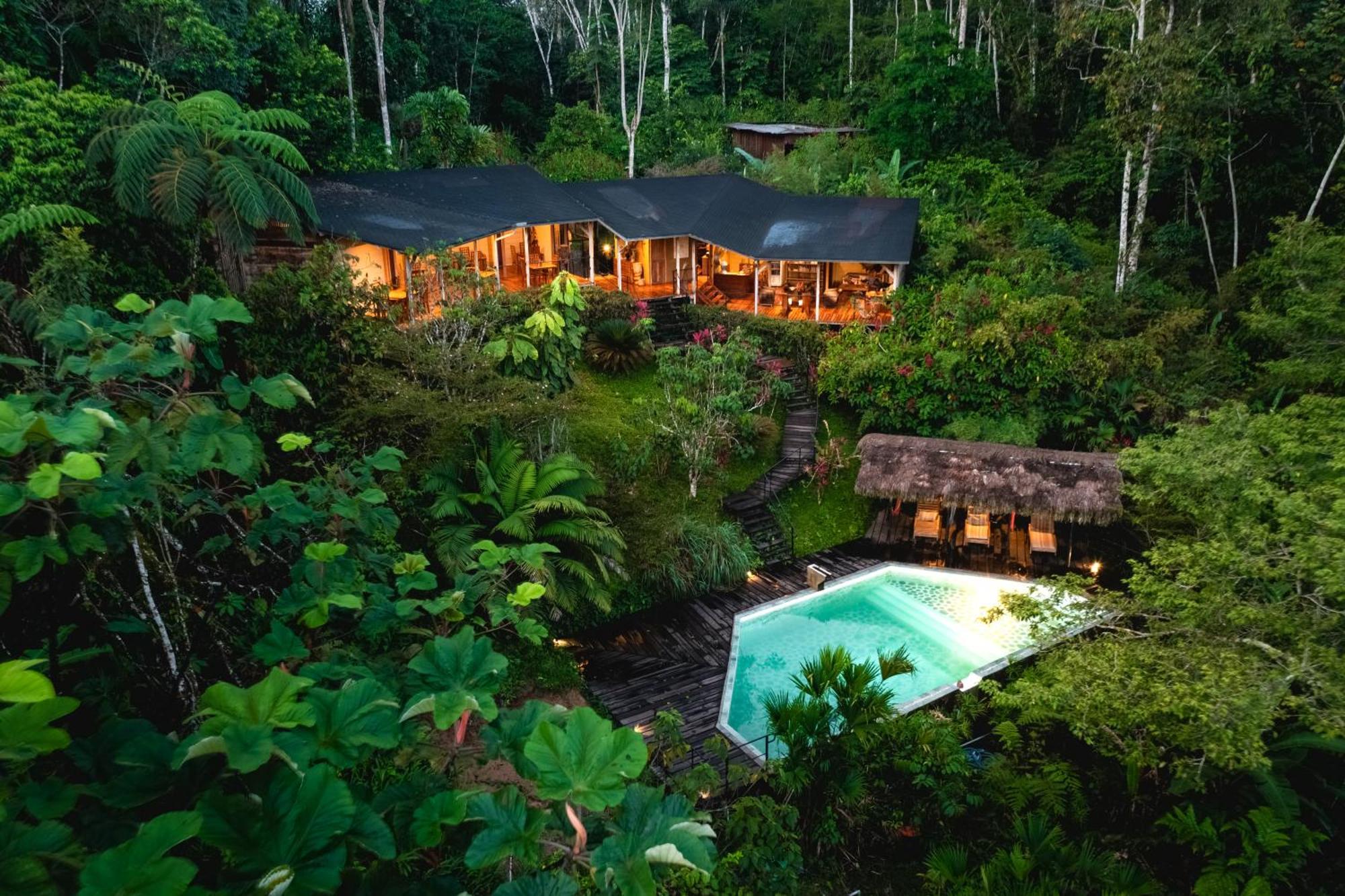 Hamadryade Lodge Puerto Misahuallí Buitenkant foto